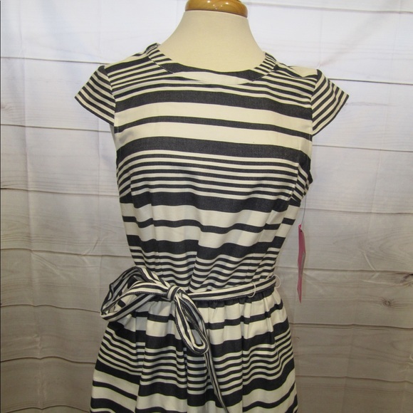NWT Betsy Johnson Striped A Line Dress Sz 12 - Picture 8 of 8